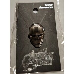 Marvel‎ Avengers Assemble Iron Man Pewter Accessories Pin NEW